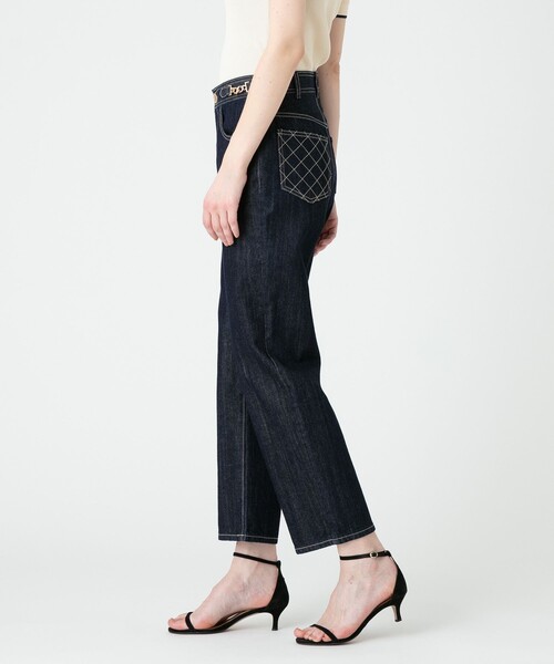 「LOULOU WILLOUGHBY」 デニムパンツ 1 ブルー レディース_画像3