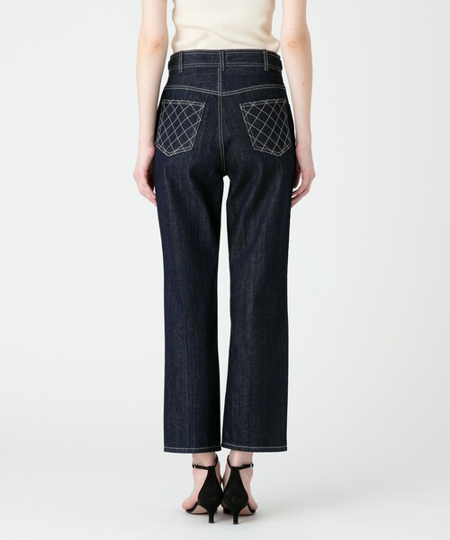 「LOULOU WILLOUGHBY」 デニムパンツ 1 ブルー レディース_画像5