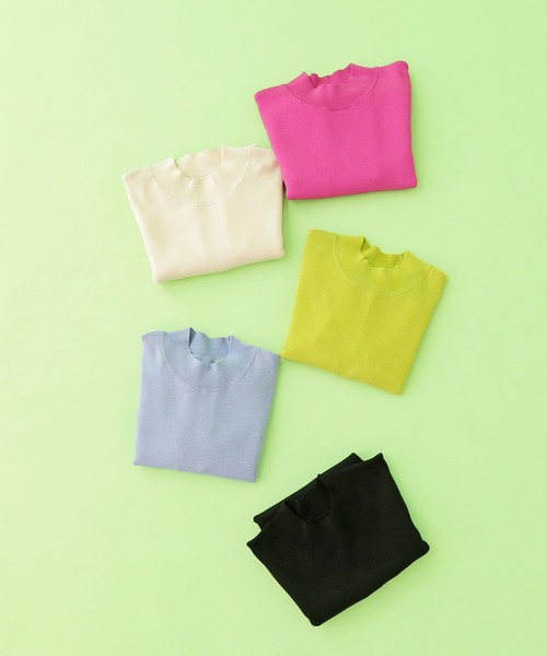 「N.(N. Natural Beauty Basic)」 半袖ニット MEDIUM ホワイト レディース_画像2
