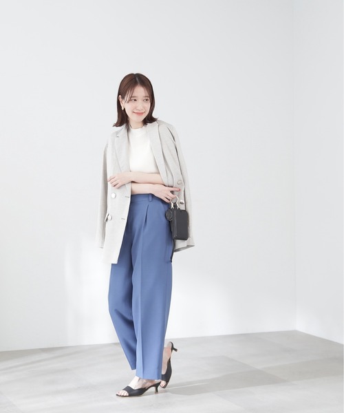 「N.(N. Natural Beauty Basic)」 半袖ニット MEDIUM ホワイト レディース_画像7