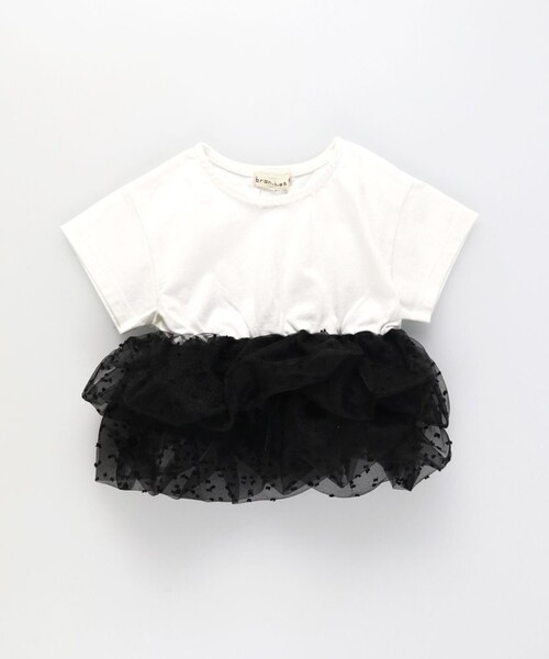 「branshes」 「KIDS」半袖カットソー 110 ブラック キッズ_画像2