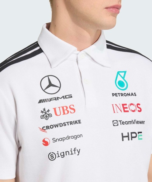 adidas（アディダス） ポロシャツ 半袖 メルセデス AMG ペトロナス