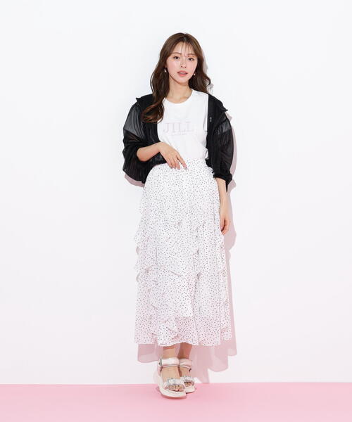 「JILL by JILL STUART」 長袖ブラウス FREE ブラック レディース_画像5