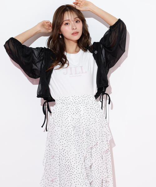 「JILL by JILL STUART」 長袖ブラウス FREE ブラック レディース_画像9