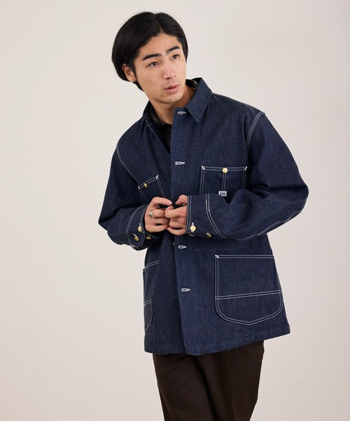 Lee　デニムカバーオール　デニムジャケット　91-J復刻　L Lee（リー） デニムジャケット gジャン ARCHIVES OVERALL JACKET 91-J