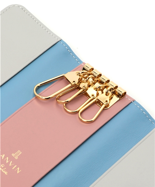 LANVIN en Bleu キーケース リュクサンブールカラー : ZOZOTOWN