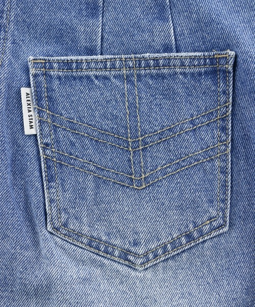 ALEXIA STAM スカート Denim Long Skirt/デニムロングスカート