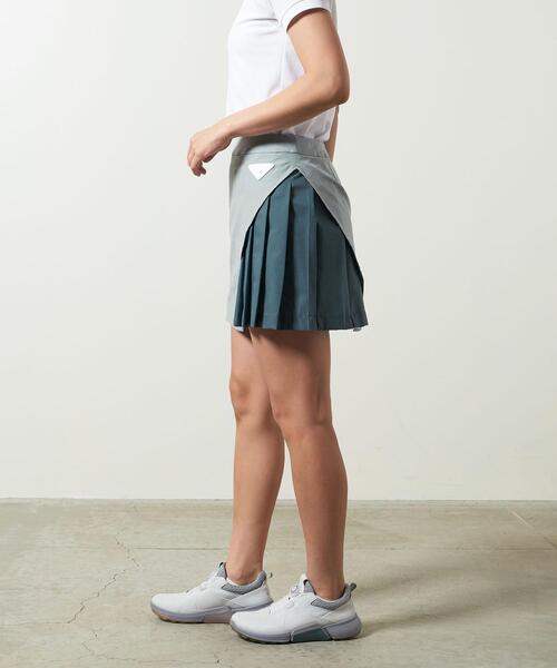 UNITED ARROWS -  UNITED ARROWS GOLF アシンメトリー プリーツスカート UNITED ARROWS｜【別注】<5525 for UNITED ARROWS GOLF
