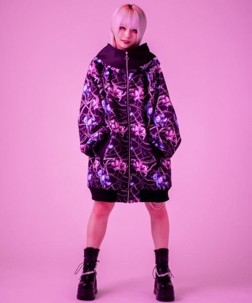 BACKSTAGE PASS（バックステージパス） パーカー APOLLO-GRAFFITI ZIP