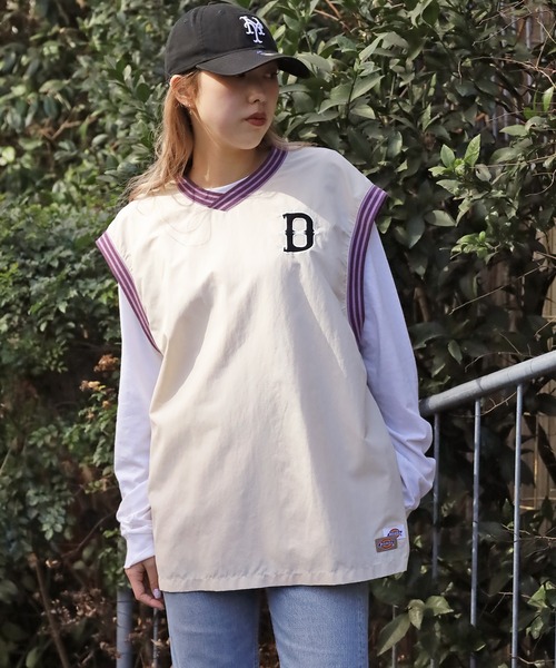 ベスト ジレ Dickies/ディッキーズ NYLON V NECK VEST ベスト レディース Dickies ベスト ジレ Dickies/ディッキーズ NYLON V NECK VEST
