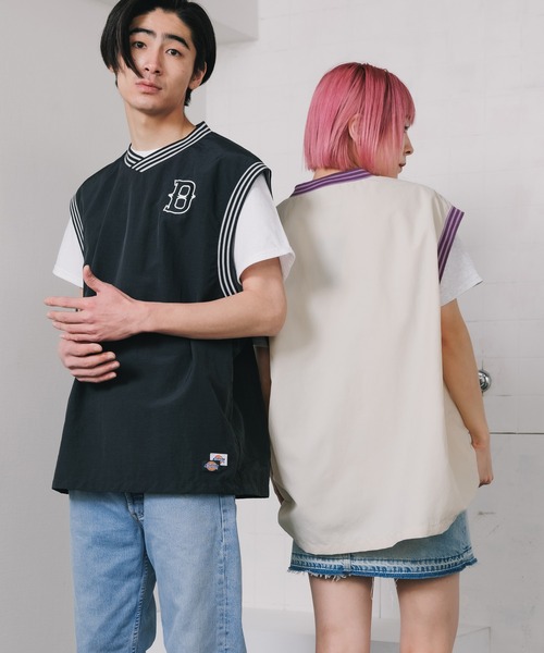 ベスト ジレ Dickies/ディッキーズ NYLON V NECK VEST ベスト レディース Dickies ベスト ジレ Dickies/ディッキーズ NYLON V NECK VEST