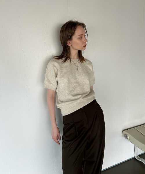 tシャツ 「DIDOT.」ラグランクロップドハーフT レディース Didot.showroom tシャツ 「DIDOT.」ラグランクロップドハーフT