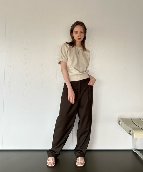 tシャツ 「DIDOT.」ラグランクロップドハーフT レディース Didot.showroom tシャツ 「DIDOT.」ラグランクロップドハーフT