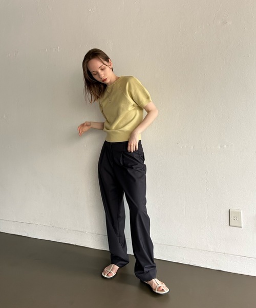 tシャツ 「DIDOT.」ラグランクロップドハーフT レディース Didot.showroom tシャツ 「DIDOT.」ラグランクロップドハーフT