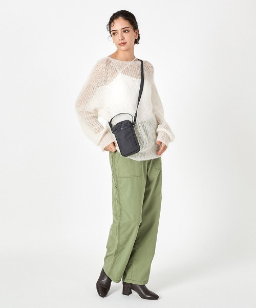 人気★LeSportsac MINI PHONE CROSSBODY★ミニショルダーバッグ MINI PHONE CROSSBODYリサイクルドブラックJP（ミニバッグ