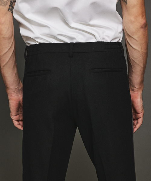 5351 POUR LES HOMMES パンツ TRストレッチ ストレート フレアパンツ
