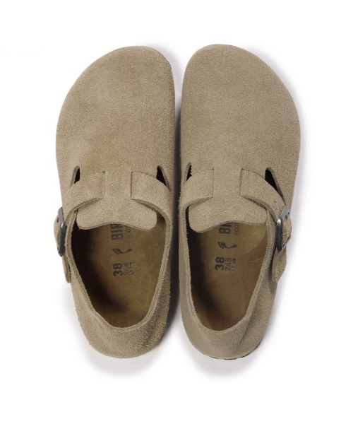 【美品】BIRKENSTOCK ロンドン スエード トープ 37（約24cm） ビルケンシュトック BIRKENSTOCK London Suede 【ナロー幅
