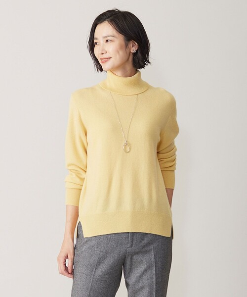 ニット セーター 「洗える」CASHMERE BLEND タートルネック ニット レディース J.PRESS ニット セーター 「洗える」CASHMERE BLEND