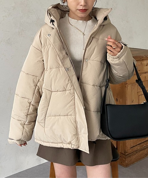 【ちろりん村さま専用】Thevonダウンジャケット Thevon ダウンコート ダウンジャケット ボリューム中綿ワイド