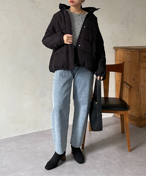 【ちろりん村さま専用】Thevonダウンジャケット Thevon ダウンコート ダウンジャケット ボリューム中綿ワイド