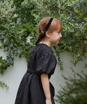 チャーム付きベルベットヘアリボンの詳細画像5