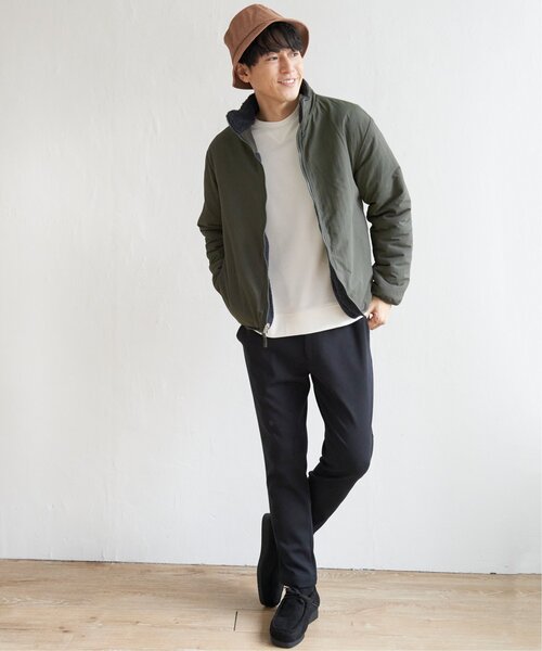 ikka ブルゾン アウター 「2WAY」リバーシブル切り替えボア