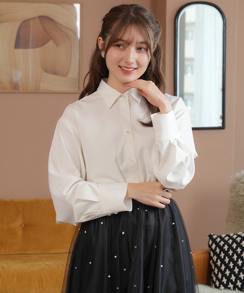 ASTORIA ODIER（アストリアオディール） シャツ ブラウス 襟付き