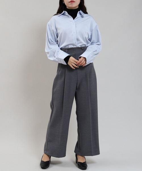 【美品】ASTRATET シャツブラウス ASTRAET（アストラット） ブラウス シャツ 「ASTRAET」2ポケット