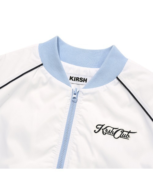 ブルゾン アウター KIRSH UNI LOGO WAPPEN CROP BLOUSON JACKET