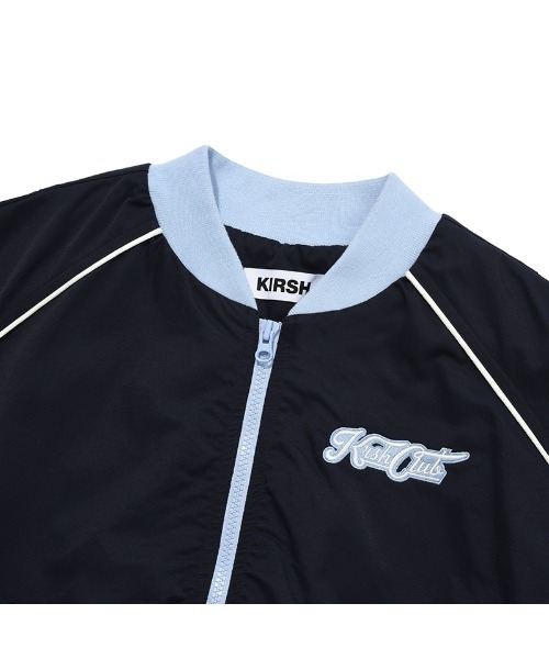さらに100円引き◆KIRSH◆UNI LOGO WAPPEN CROP BLOUSON JACKET ブルゾン アウター KIRSH UNI LOGO WAPPEN CROP BLOUSON JACKET