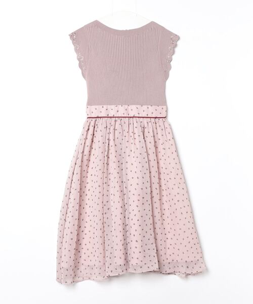 LAISSE PASSE 「LAISSE PASSE」 ノースリーブワンピース 38 ピンク 