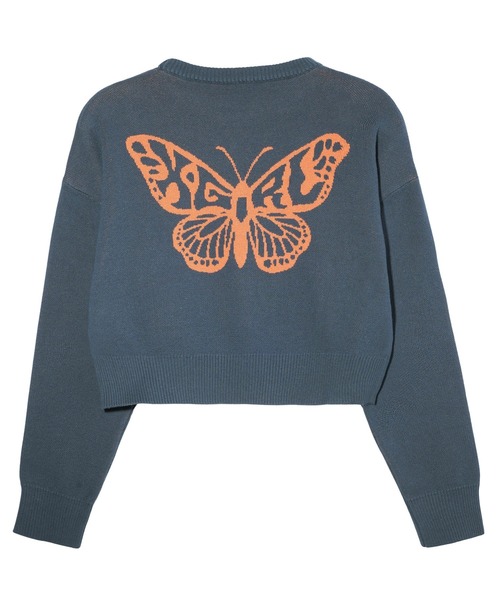 ニット セーター BUTTERFLY COMPACT KNIT TOP レディース
