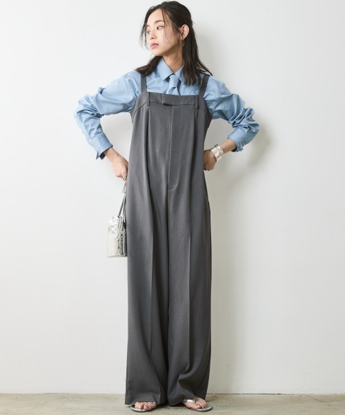 CHIC STYLE サロペット オーバーオール スラックスロンパース