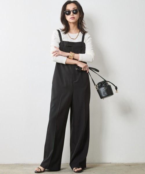 CHIC STYLE サロペット オーバーオール スラックスロンパース