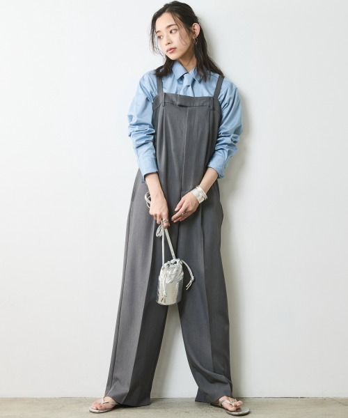 CHIC STYLE サロペット オーバーオール スラックスロンパース