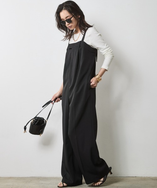 CHIC STYLE サロペット オーバーオール スラックスロンパース