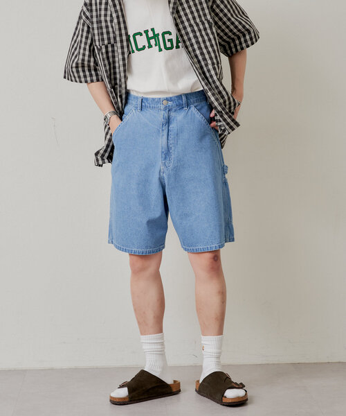 WHIMSIC ジーンズ 「UNISEX/2サイズ展開」デニムペインター