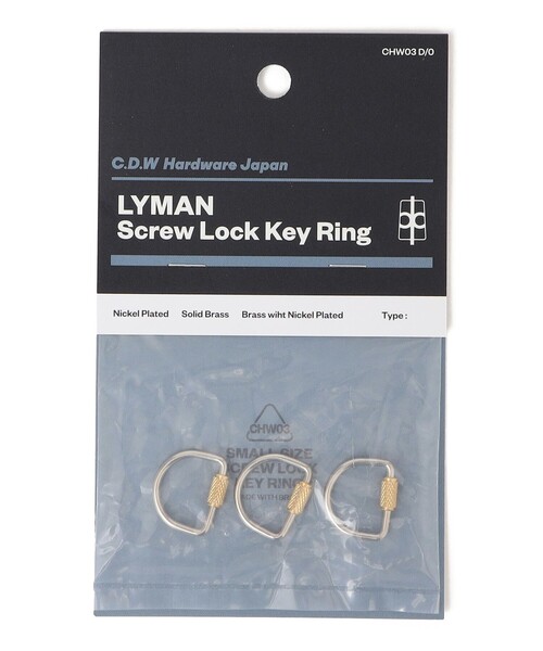 SHIPS any キーホルダー CANDY DESIGN WORKS: LYMAN キーリング