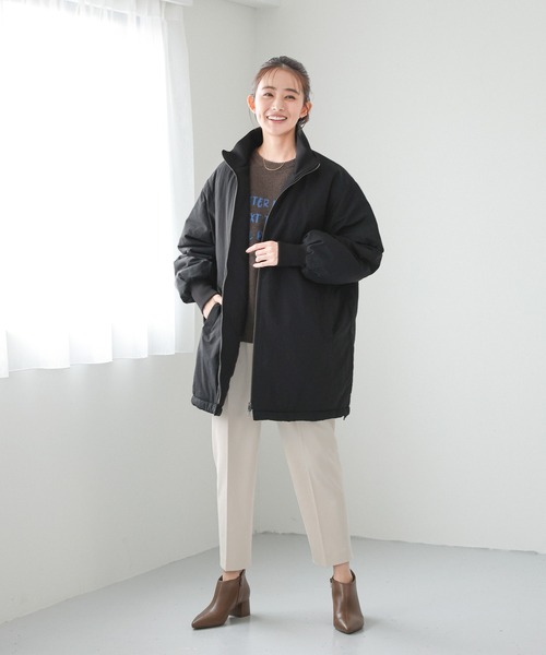 GLOBALWORKウツクシルエットジャケット(XL)テーパードパンツ(XL) GLOBAL WORK（グローバルワーク） パンツ あったかウツクシルエット