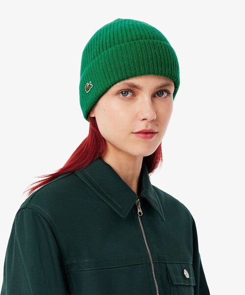 LACOSTE（ラコステ） ニット帽 ニットキャップ カシミヤニットビーニー