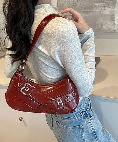 FREE STYLISTS ショルダーバッグ バッグ Y2K ダブルベルテッド