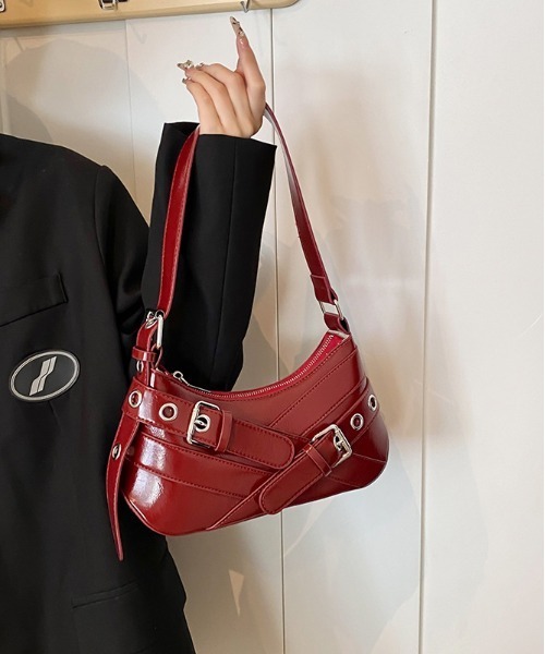 FREE STYLISTS ショルダーバッグ バッグ Y2K ダブルベルテッド