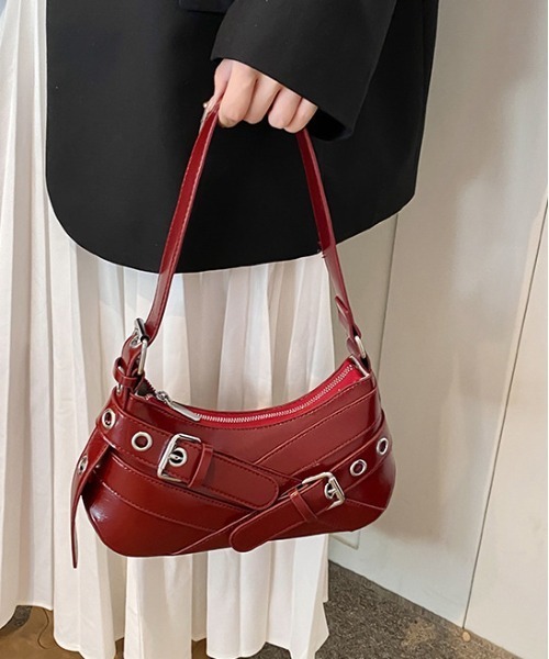 FREE STYLISTS ショルダーバッグ バッグ Y2K ダブルベルテッド
