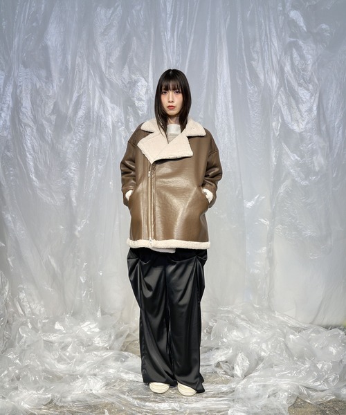 Nora Lily（ノラリリー） ムートンジャケット ムートンコート 「Nora