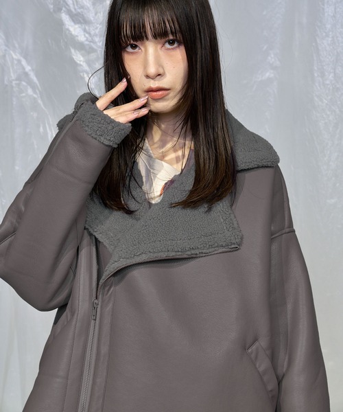 Nora Lily（ノラリリー） ムートンジャケット ムートンコート 「Nora