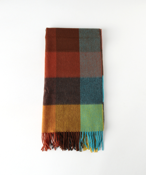 goma【Joshua Ellis】マフラー Joshua Ellis マフラー Ellis(ジョシュア エリス) Plaid Muffler