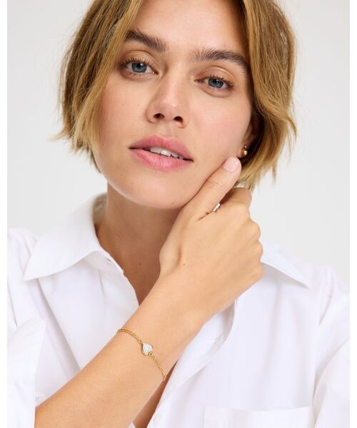 Kate Spade ハート パヴェラインブレスレット kate spade NEW YORK ブレスレット ウィズ オール マイ ハート