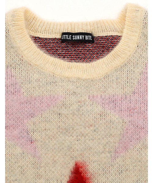 ニット セーター 「8」「it」「Little Sunny Bite」star knit top レディース メンズ Little sunny bite ニット セーター 「8」「it」「Little Sunny