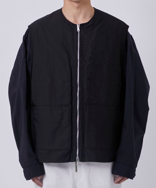 meanswhile コート ジャケット 「meanswhile/ミーンズワイル」Dress