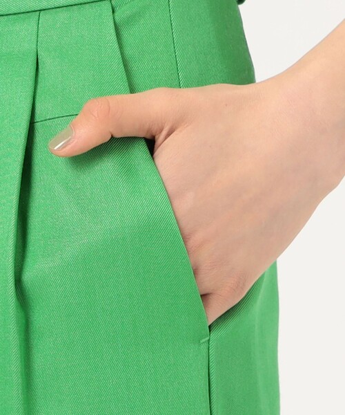 MACPHEE（マカフィー） スラックス パンツ ウールレーヨンツイル